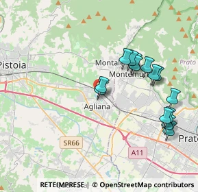 Mappa Via Tevere, 51031 Agliana PT, Italia (3.95)