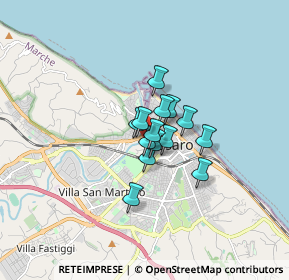 Mappa Via Porta Rimini, 61121 Pesaro PU, Italia (0.89214)