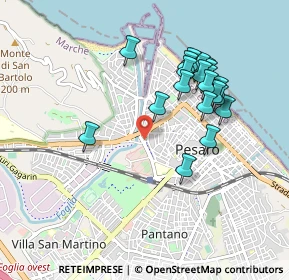 Mappa Via Porta Rimini, 61121 Pesaro PU, Italia (0.915)