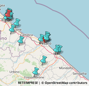 Mappa Via Porta Rimini, 61121 Pesaro PU, Italia (21.1385)
