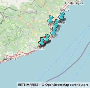 Mappa Via delle Mimose, 18013 Diano Marina IM, Italia (8.19375)