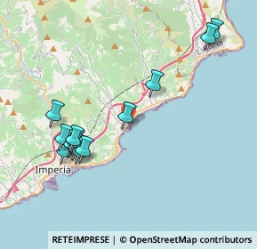 Mappa SS 1 Via Aurelia, 18013 Diano Marina IM, Italia (4.22538)