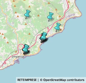 Mappa SS 1 Via Aurelia, 18013 Diano Marina IM, Italia (2.725)