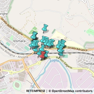 Mappa Strada di Montefeltro, 61121 Pesaro PU, Italia (0.27241)