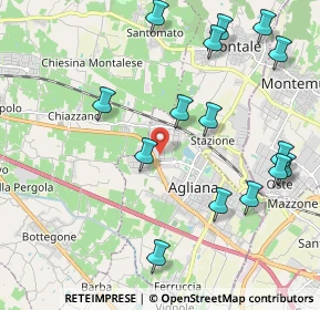 Mappa Via Prato, 51031 Agliana PT, Italia (2.45333)