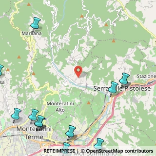 Mappa Via Bolognola, 51016 Montecatini Terme PT, Italia (3.71133)
