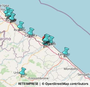 Mappa Via Liri, 61121 Pesaro PU, Italia (17.79353)