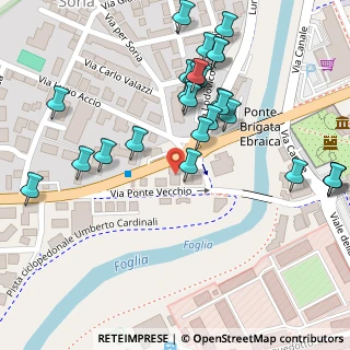 Mappa Via Ponte Vecchio, 61121 Pesaro PU, Italia (0.14577)