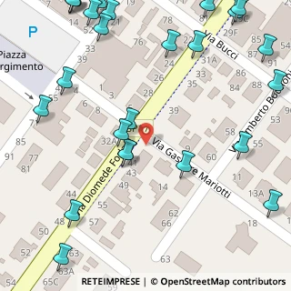 Mappa Via D. Forlani, 47833 Morciano di Romagna RN, Italia (0.08148)