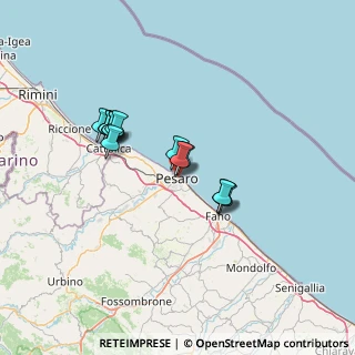 Mappa Via Gioacchino Rossini, 61100 Pesaro PU, Italia (11.69467)