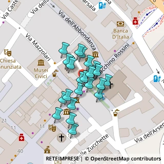 Mappa Via Carlo Gavardini, 61121 Pesaro PU, Italia (0.024)