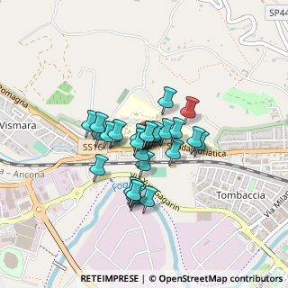Mappa Via Podgora, 61121 Pesaro PU, Italia (0.28571)