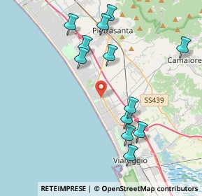Mappa Via Montepania, 55041 Camaiore LU, Italia (4.34917)