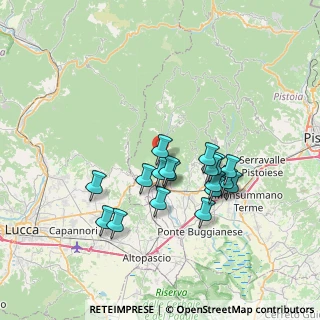 Mappa Via Nieri, 51017 Pescia PT, Italia (6.41889)