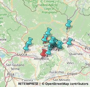 Mappa Via Mammianese, 51017 Pescia PT, Italia (8.92438)