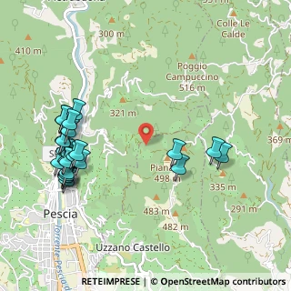 Mappa Via Mammianese, 51017 Pescia PT, Italia (1.22)