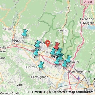 Mappa Viale A. Labriola, 59013 Montemurlo PO, Italia (6.78917)