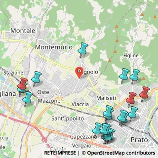 Mappa Viale A. Labriola, 59013 Montemurlo PO, Italia (3.253)