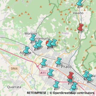 Mappa Viale A. Labriola, 59013 Montemurlo PO, Italia (5.66222)