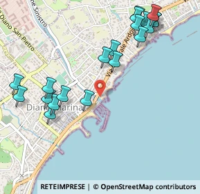 Mappa Via Al Mare, 18013 Diano Marina IM, Italia (0.6135)
