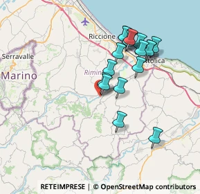 Mappa Via Serrata, 47833 Morciano di Romagna RN, Italia (6.84944)