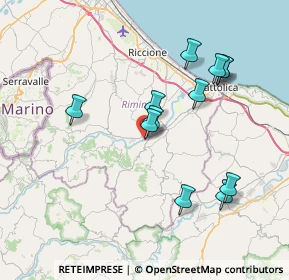 Mappa Via Serrata, 47833 Morciano di Romagna RN, Italia (7.2825)