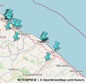 Mappa Via Pietro Petrucci, 61100 Pesaro PU, Italia (23.655)
