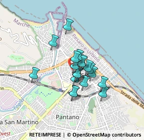 Mappa Via Benedetto Cairoli, 61121 Pesaro PU, Italia (0.562)