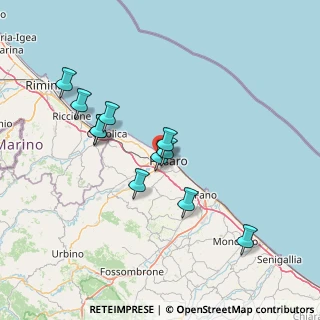 Mappa SS 16 Adriatica, 61121 Pesaro PU, Italia (13.31818)