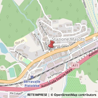 Mappa Via Fermi, 51030 Stazione Masotti PT, Italia, 51030 Serravalle Pistoiese, Pistoia (Toscana)