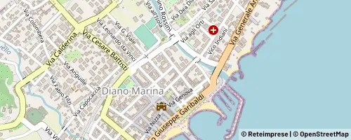 Mappa Diano Marina