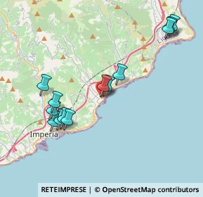 Mappa Via Colombo, 18013 Diano Marina IM, Italia (4.05692)