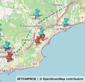 Mappa 18013 Diano Marina IM, Italia (3.245)