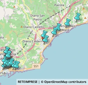 Mappa 18013 Diano Marina IM, Italia (3.2065)