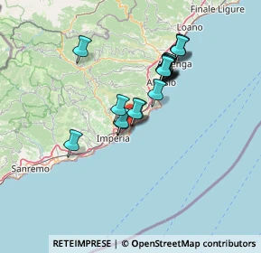 Mappa 18013 Diano Marina IM, Italia (11.27778)