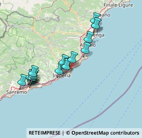 Mappa 18013 Diano Marina IM, Italia (14.51833)