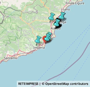 Mappa 18013 Diano Marina IM, Italia (11.33556)