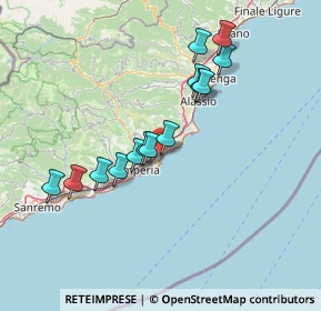 Mappa 18013 Diano Marina IM, Italia (13.27857)