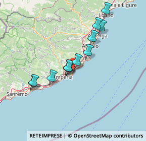 Mappa 18013 Diano Marina IM, Italia (12.43917)