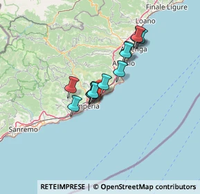 Mappa 18013 Diano Marina IM, Italia (9.80462)