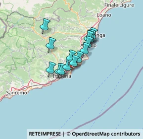 Mappa 18013 Diano Marina IM, Italia (9.08133)