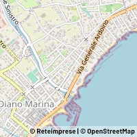 Mapa Diano Marina