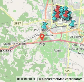 Mappa Via di Bargi, 51100 Pistoia PT, Italia (2.71)