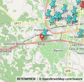 Mappa Via di Bargi, 51100 Pistoia PT, Italia (2.935)