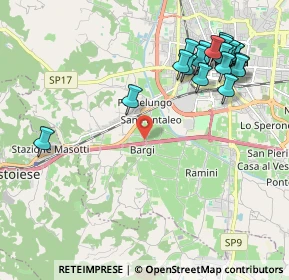 Mappa Via di Bargi, 51100 Pistoia PT, Italia (2.4765)