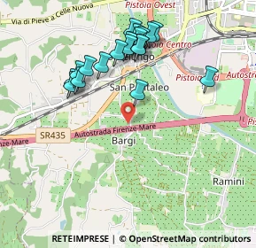 Mappa Via di Bargi, 51100 Pistoia PT, Italia (0.9935)