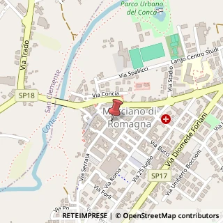 Mappa Via Guglielmo Marconi, 13, 47833 Morciano di Romagna, Rimini (Emilia Romagna)