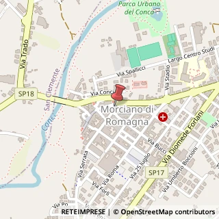 Mappa Piazza del Popolo, 1, 47833 Morciano di Romagna, Rimini (Emilia Romagna)