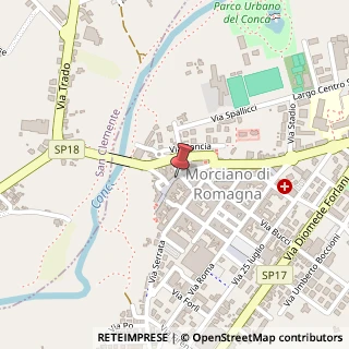 Mappa Via Guglielmo Marconi, 26, 47833 Morciano di Romagna, Rimini (Emilia Romagna)