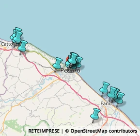 Mappa Via Telesforo Bertozzini, 61121 Pesaro PU, Italia (7.4625)